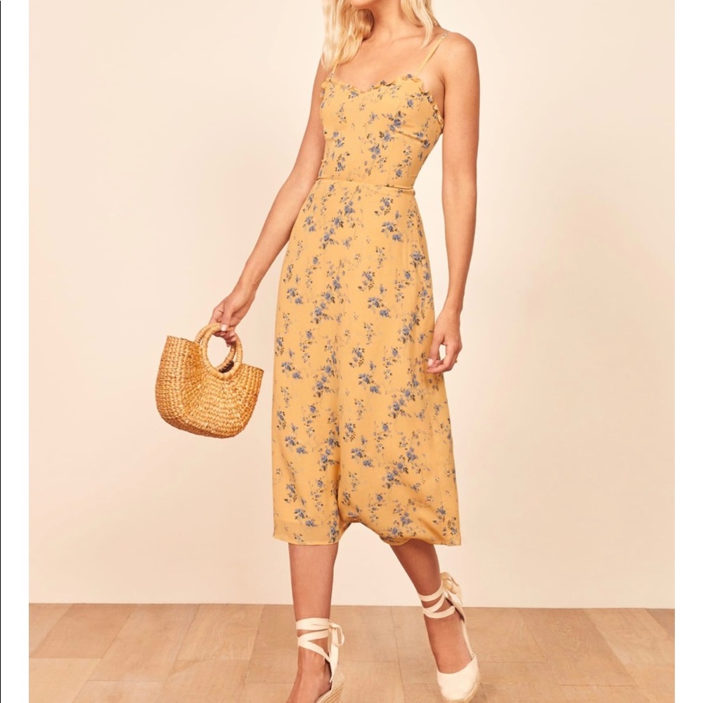 REFORMATION CASSANDRA DRESS, SIMONE, SIZE 6, NWT